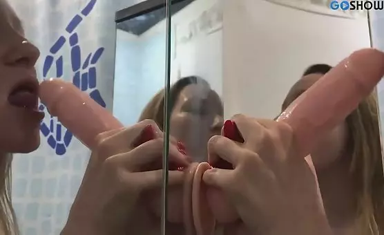 Waterfall Dildo Playtime